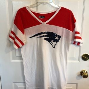 girls size 20 New England Patriots shirt Justice